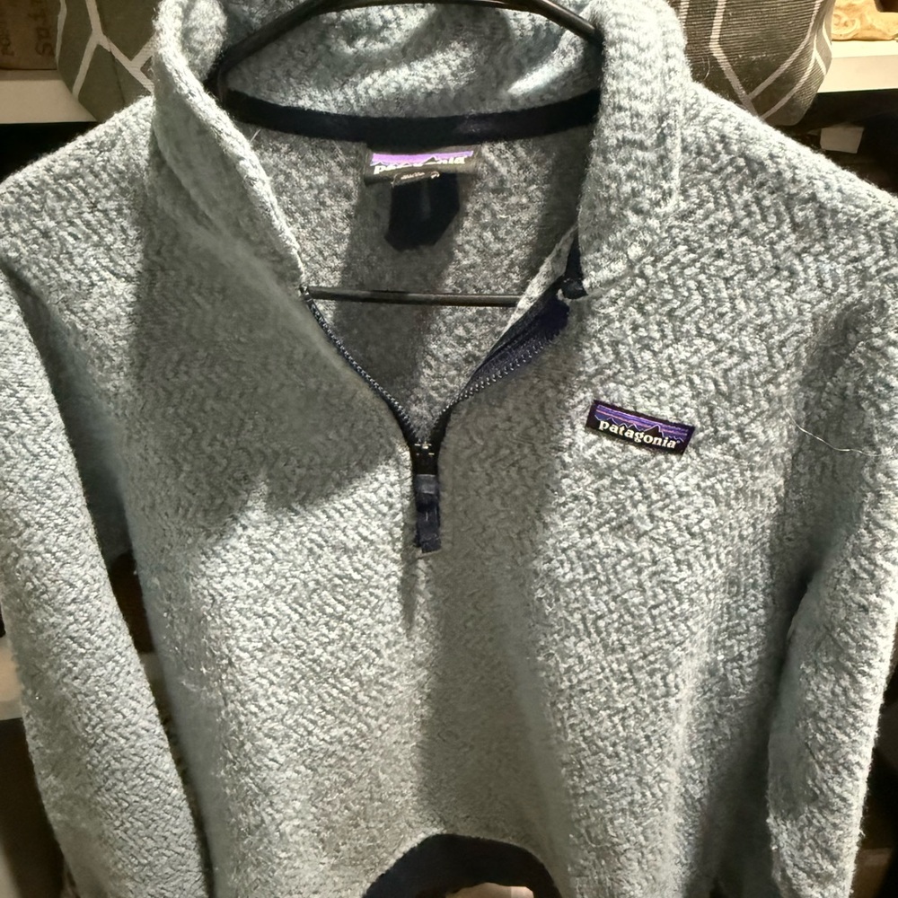 Patagonia Blue Fleece Pullover